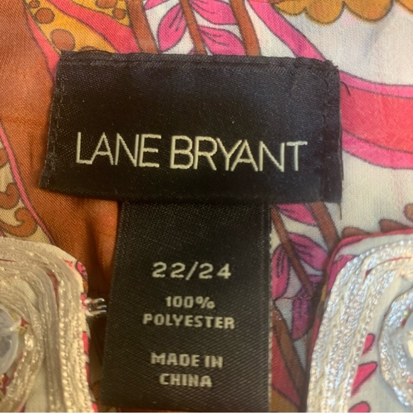 Lane Bryant stand out colorful tunic top shirt blouse - Picture 6 of 11